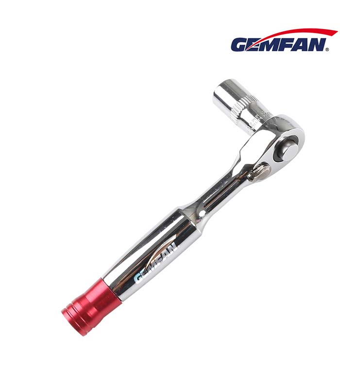 Gemfan Ratchet 1/4″ Screwdriver Socket Prop Wrench – 8MM