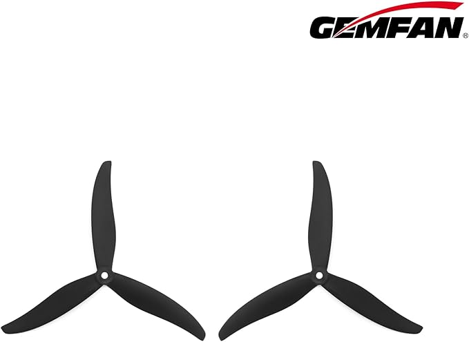 Gemfan 7037 Reinforced Glass Fiber Nylon Propellers 7 Inch 3 Blades Props