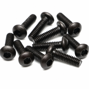 Black Nickel Plated Button Head Screws (M2) 12.9 Grade