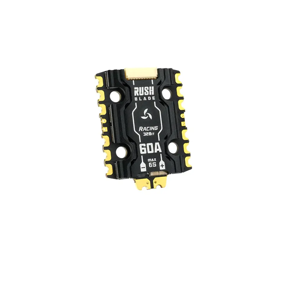 RUSHFPV RUSH BLADE F722 MINI STACK + MINI 60A RACING 3-6S BLHELI_32 4-IN-1 ESC FOR DJI DIGITAL FPV SYSTEM